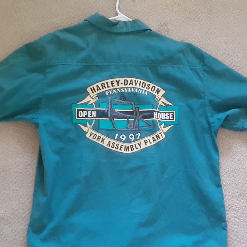 Harley Davidson York Pa. Open House Final Assembly Plant 1997 Shirt XL